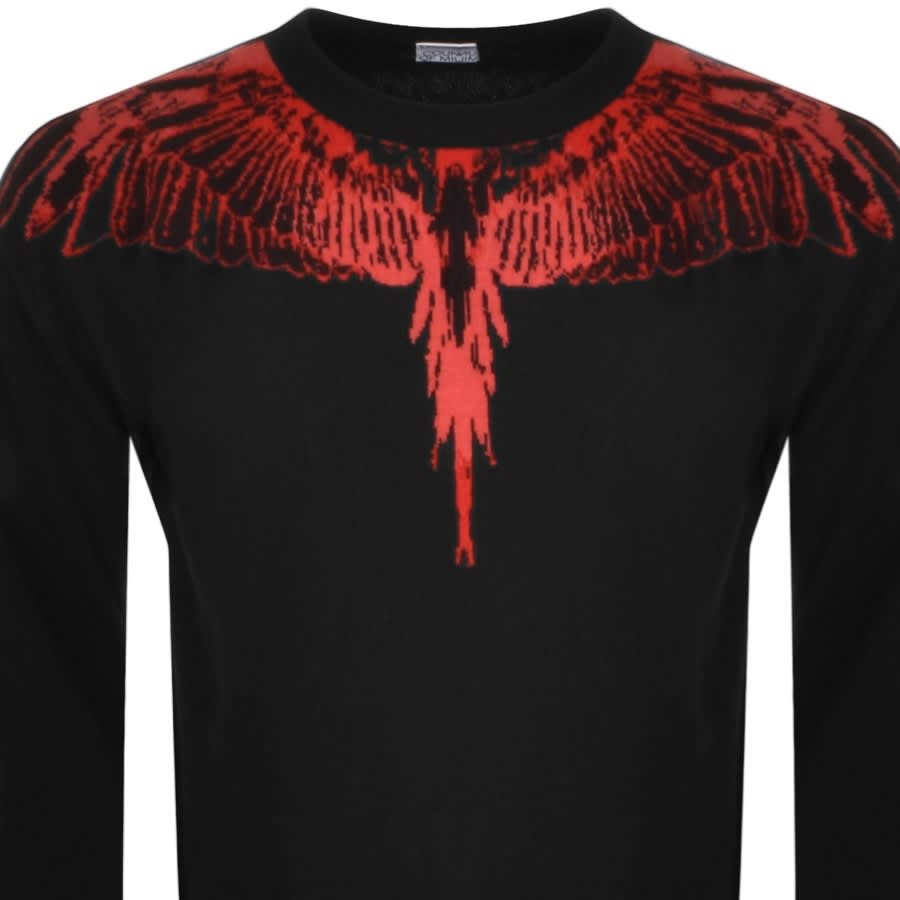 超大特価 Icon Burlon Marcelo Wings Mainline | Black Jumper Knit トップス